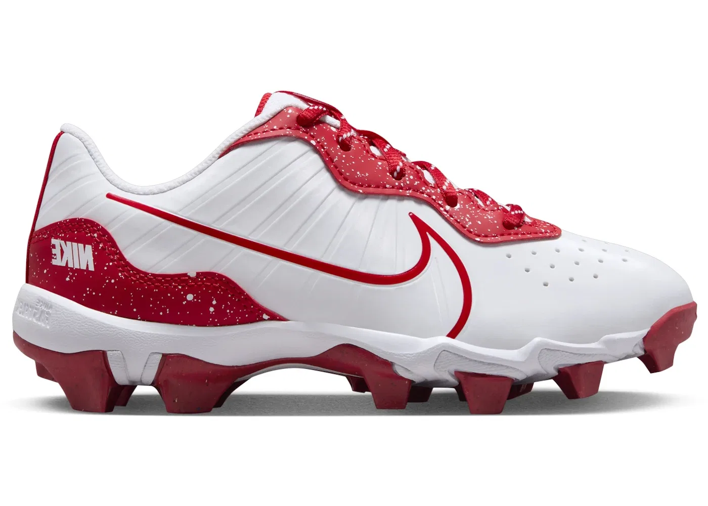 Детские бутсы для футбола Nike Alpha Huarache 4 Keystone, White University Red
