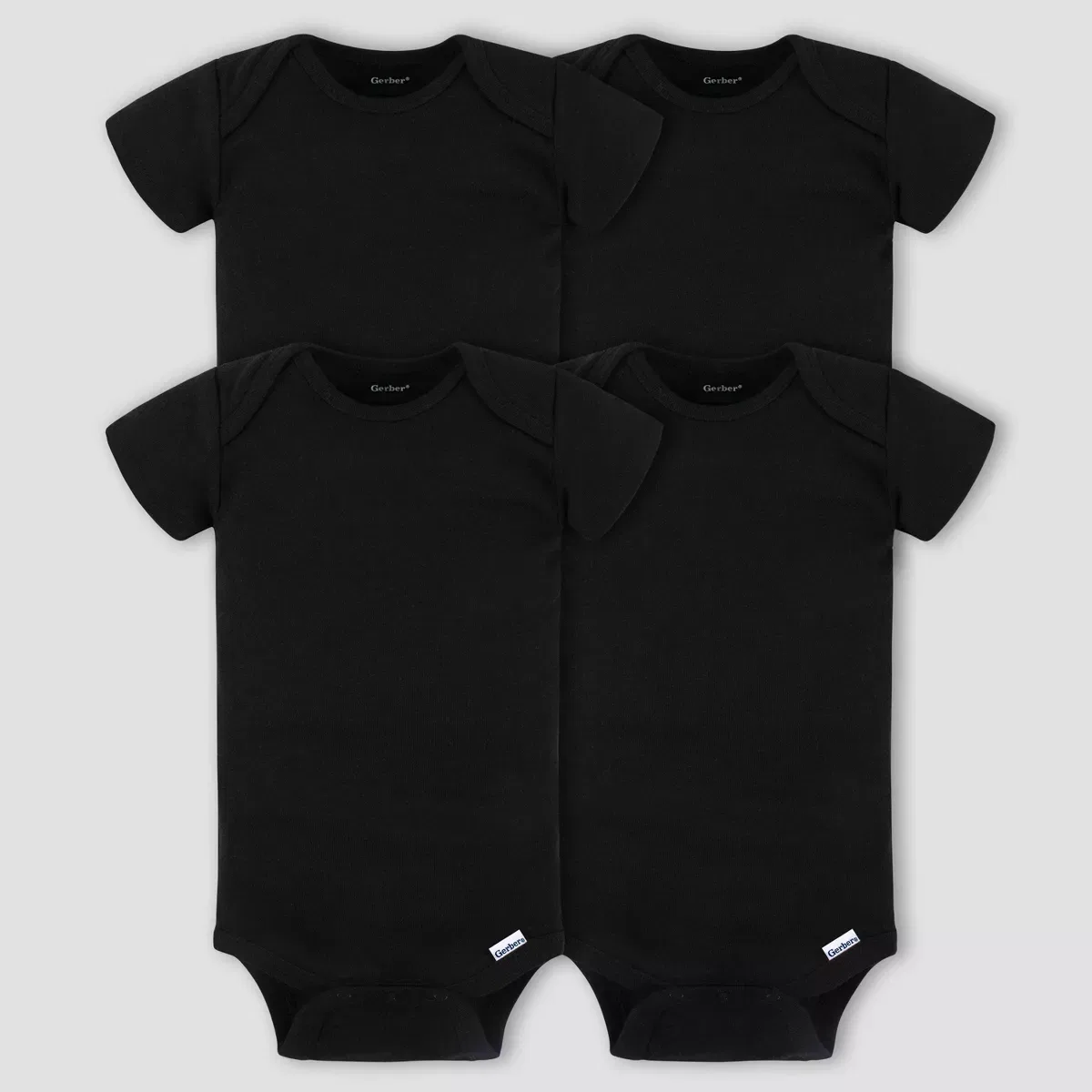 Детский боди-комбинезон с коротким рукавом NEWBORN, Black