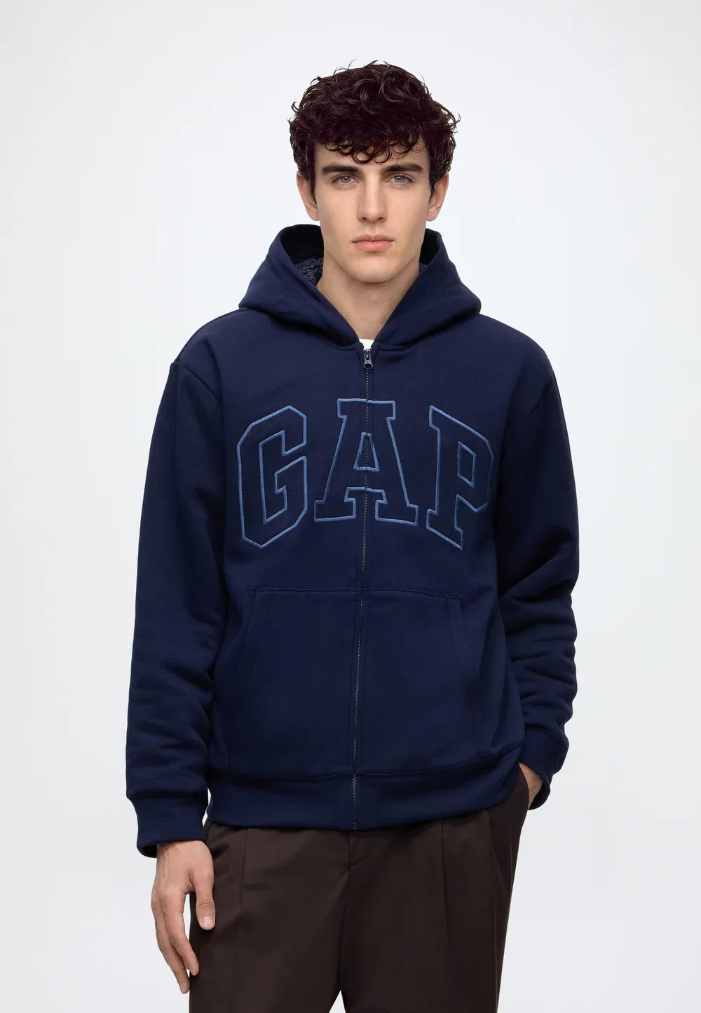 Arch - толстовка на молнии Gap, Navy Uniform