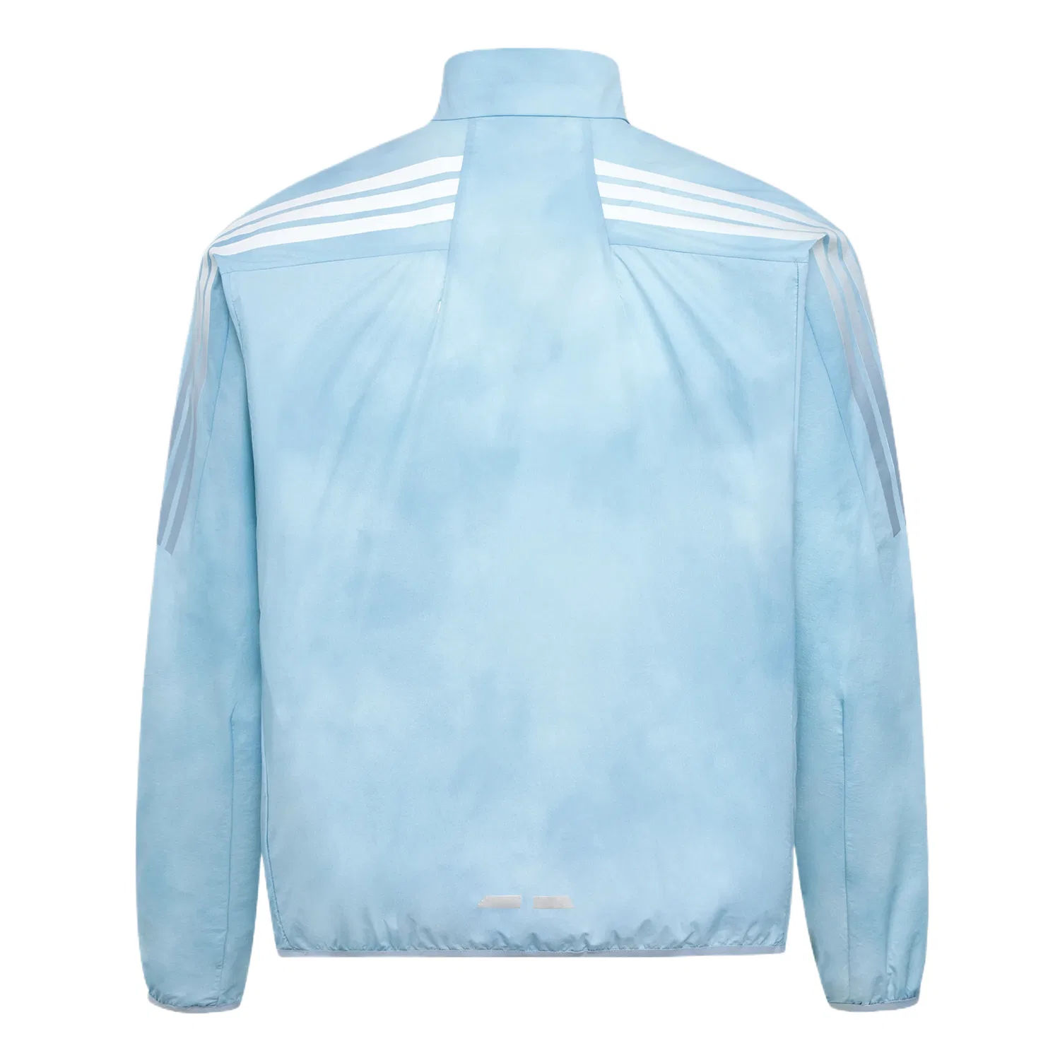 Мужская куртка с воротником-стойкой Adidas, Gray Blue/Mint Green — фото 3
