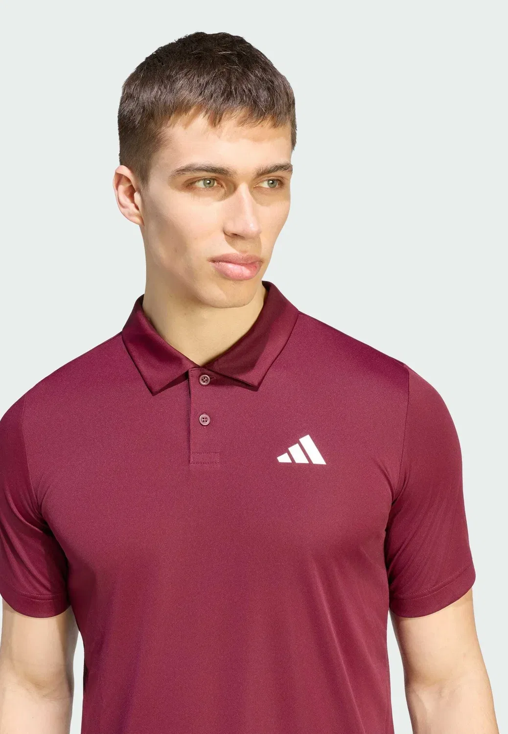 Клубное поло - рубашка поло Adidas Performance, Maroon — фото 3