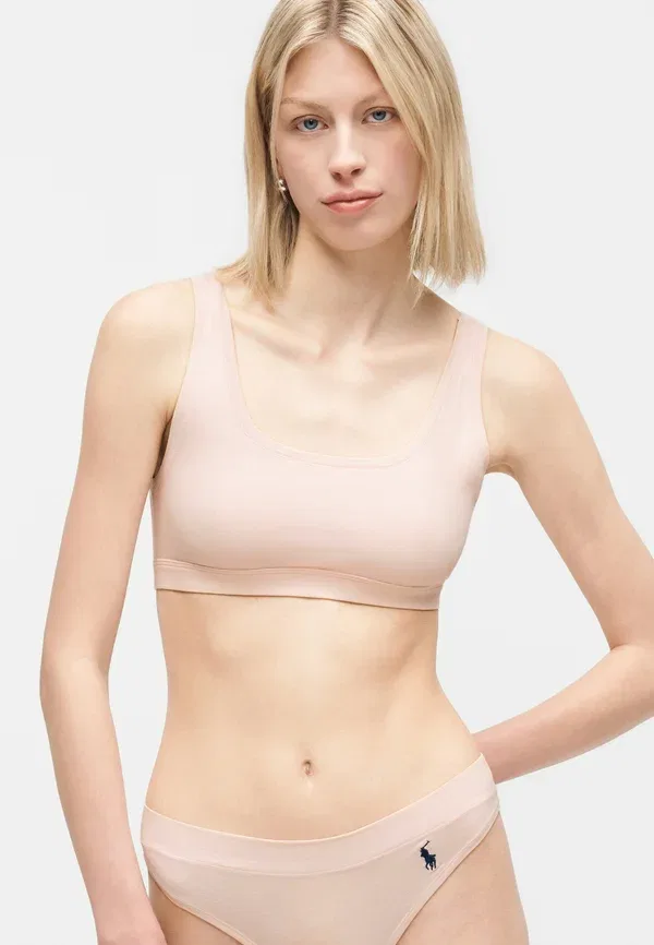 Бюстгальтер без косточек Bralette - bustier Polo Ralph Lauren, Garden Rose — фото 4