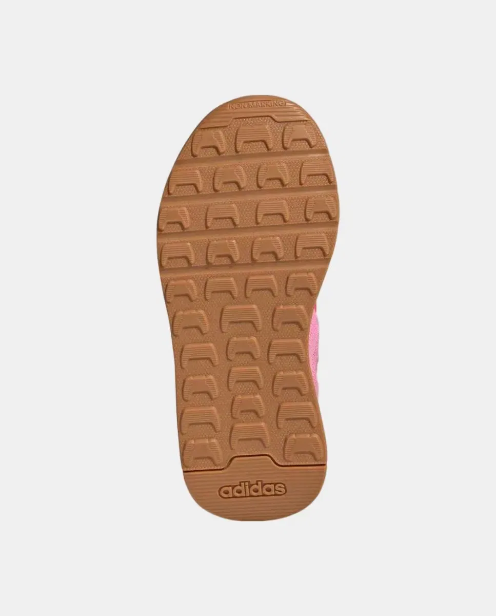 Детские кроссовки для девочек с липучками Tensaur Switch Cf C adidas, Rosas — фото 3