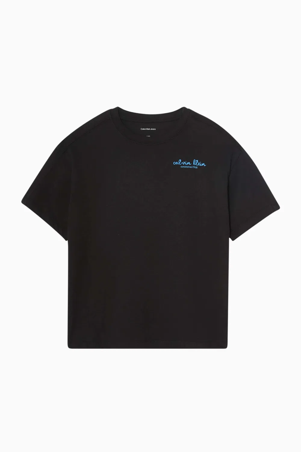 Футболка с принтом Wave Chest Artwork Calvin Klein, черный