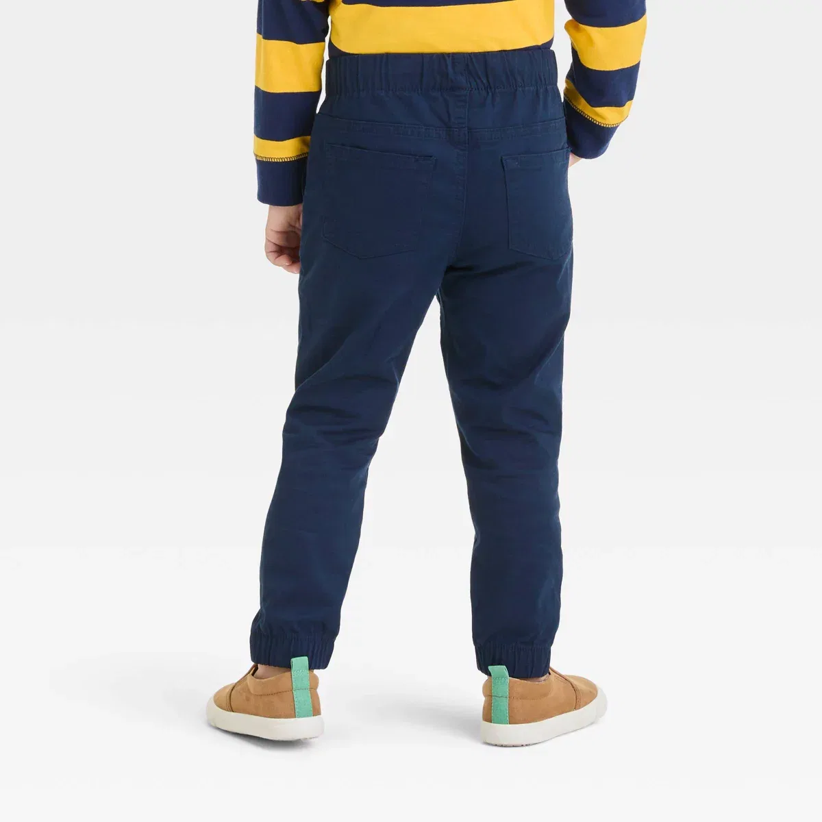Детские спортивные штаны с зауженным низом Cat & Jack, Navy Blue — фото 2