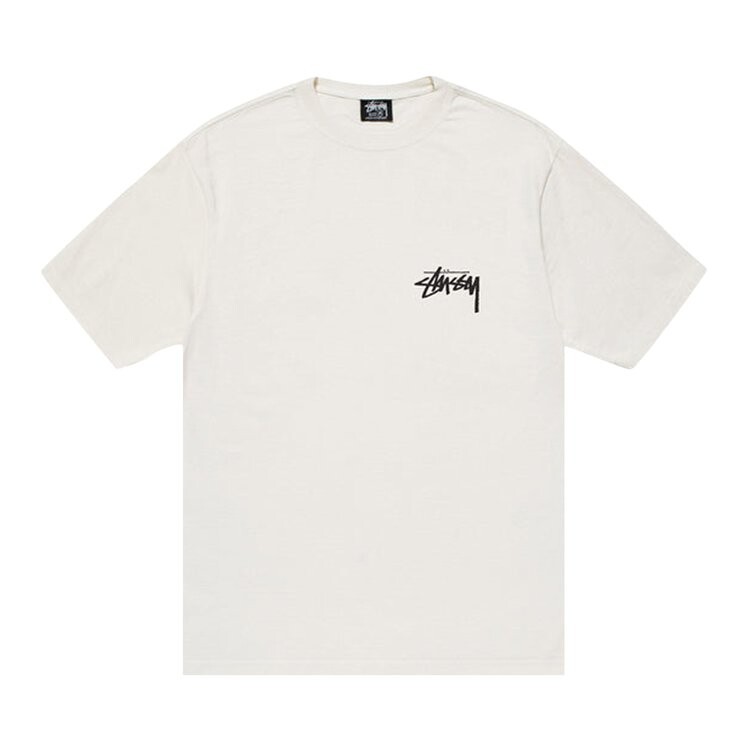 

Футболка Stussy How We're Livin' Pigment Dyed Tee 'Natural', белый