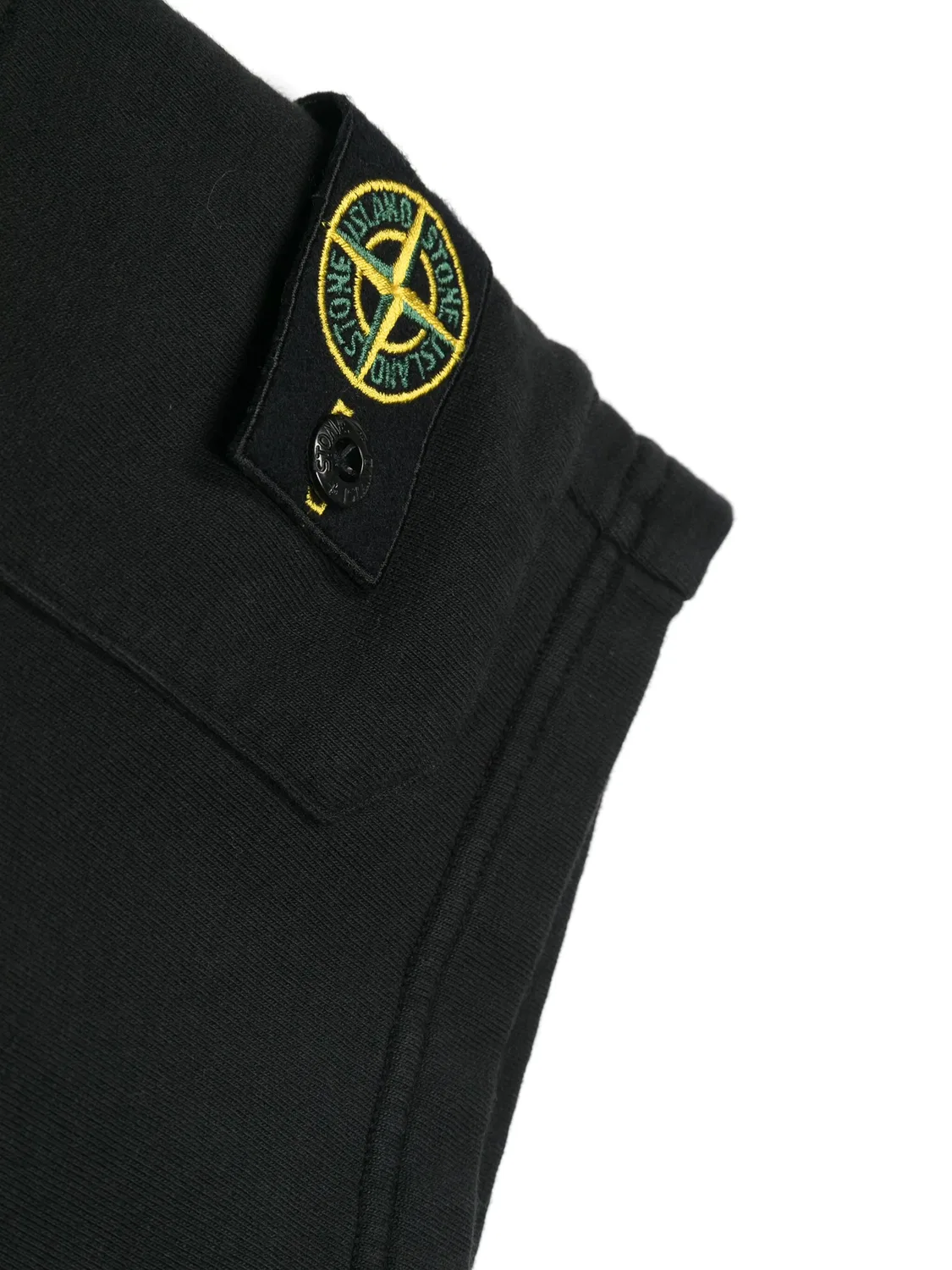 Шорты с значком компаса Stone Island, черный — фото 3