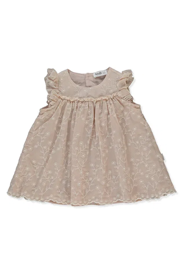 Детское платье для девочек с длинным рукавом Woven dress (for princess) dried rose Bebetto, Rose Dry