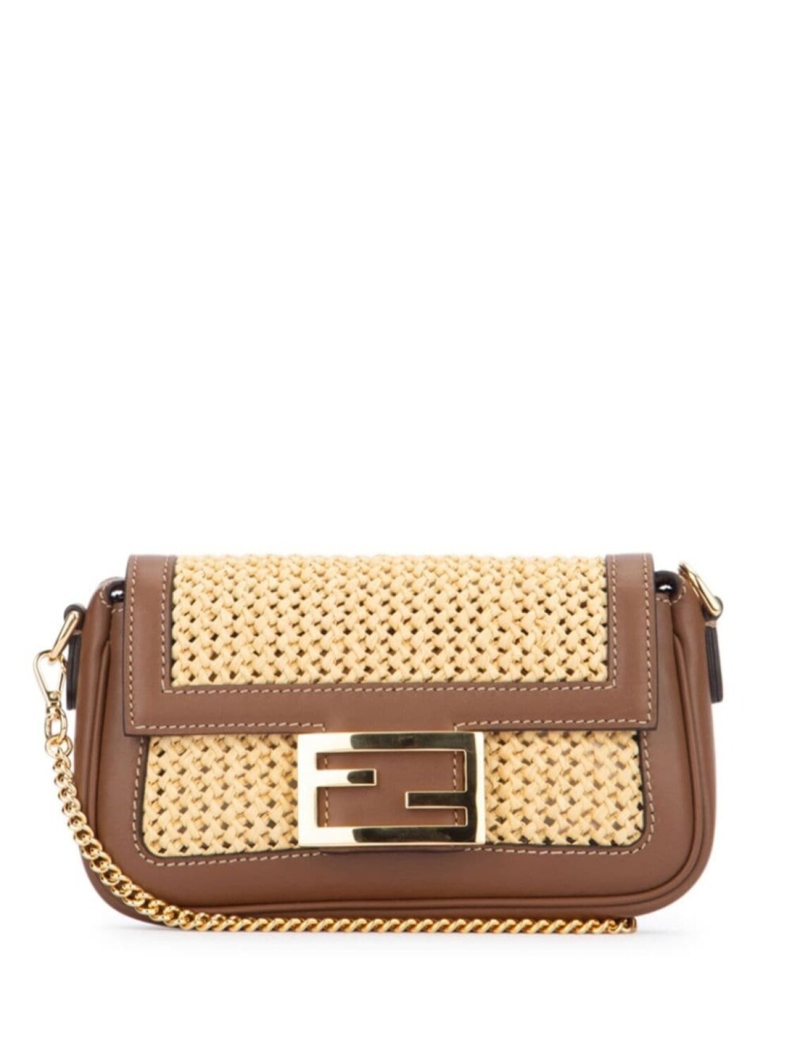 

Сумка FENDI из рафии, серый