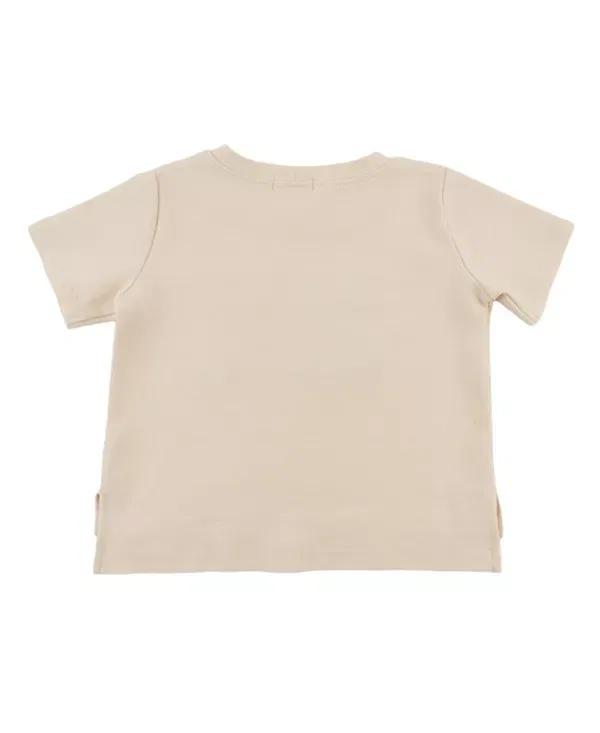 Детская футболка с принтом Carpe Diem Raw Edge Tee Oh Baby!, Natural — фото 2