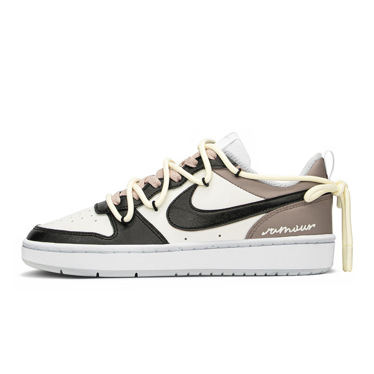 

Кроссовки Nike Court Borough Skateboarding Shoes Women's Low-top Brown/beige, коричневый