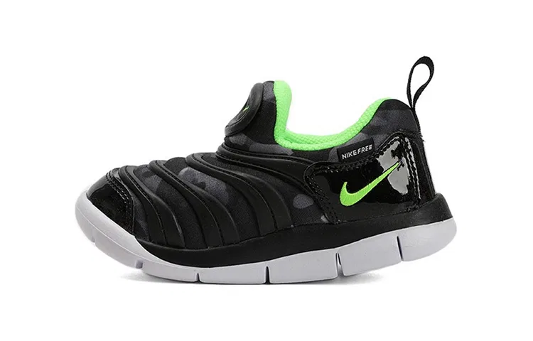 Детские кроссовки для малышей с гибкой подошвой Dynamo Free Nike, Black Green