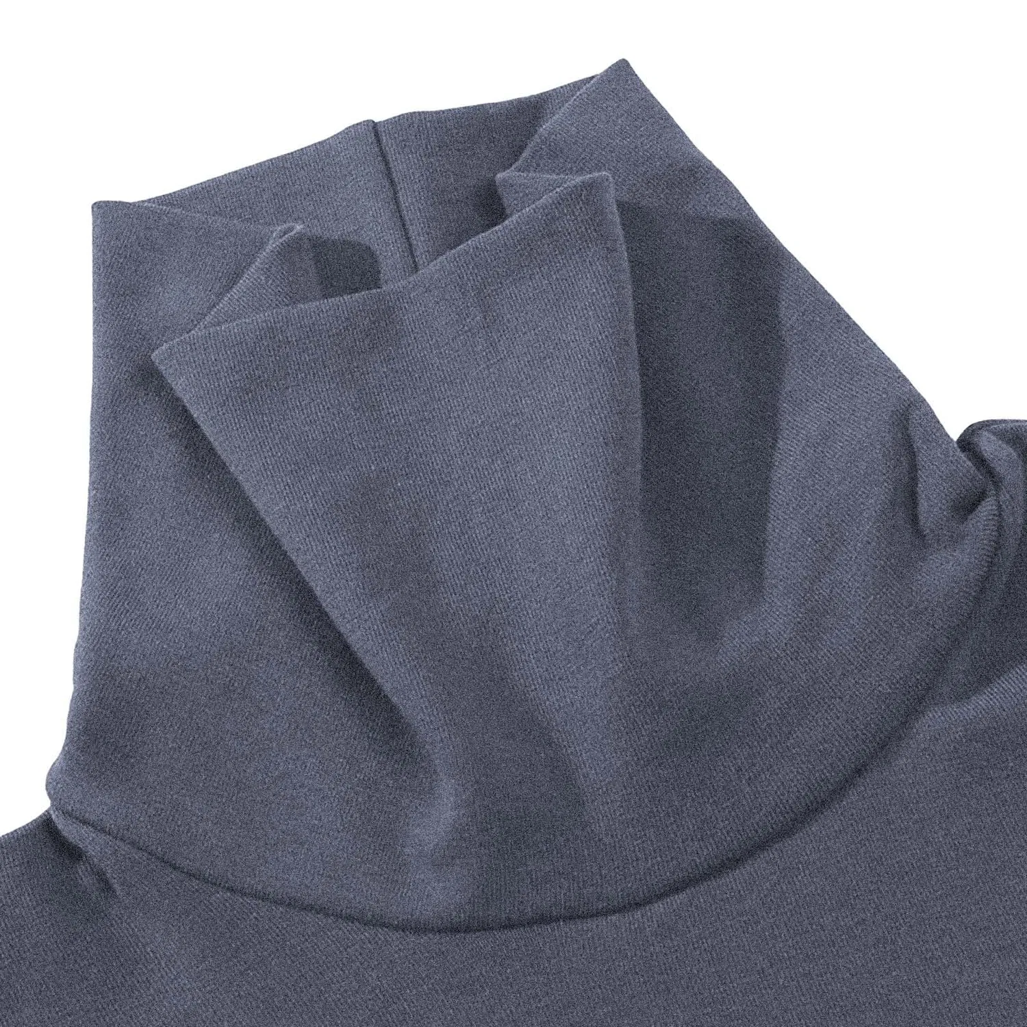 Мужская термофутболка с длинным рукавом и высоким воротом, Dark Grey — фото 3