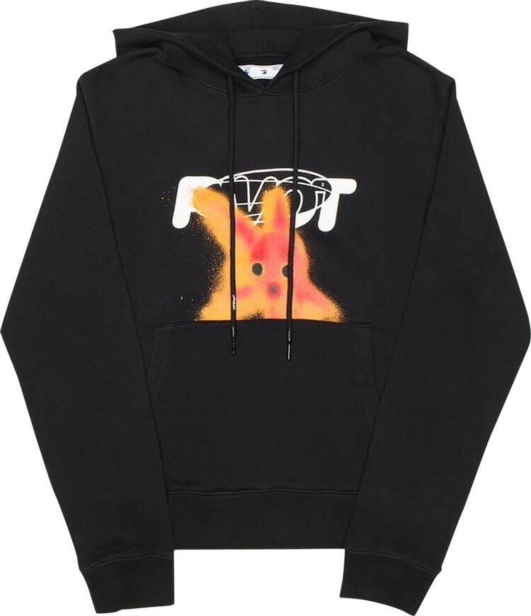 

Толстовка Off-White Cross Box Logo Hooded Sweatshirt 'Black/Red', черный