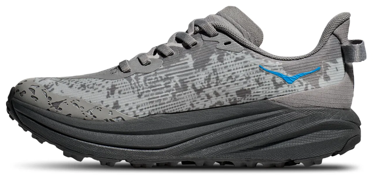 Кроссовки для девочек Speedgoat 6 HOKA, цвет Galactic Grey/Blue — фото 2
