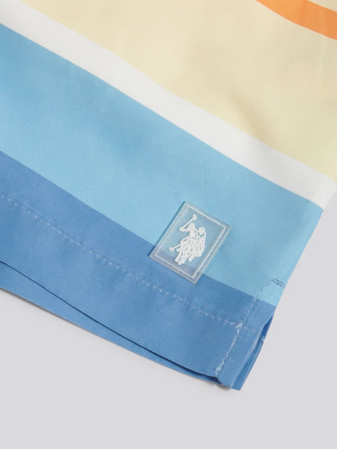 Плавки U.S. Polo Assn Striped Swim Shorts, синий — фото 3