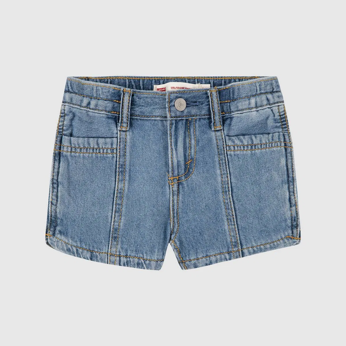 Детские джинсовые шорты с изображением дельфина Levi's, Reach For The Stars - Medium Wash