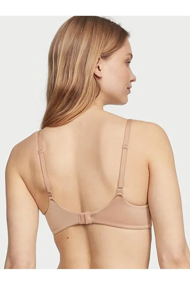 Женский бюстгальтер с пуш-ап без бретелек Victoria'S Secret, Light Beige — фото 3