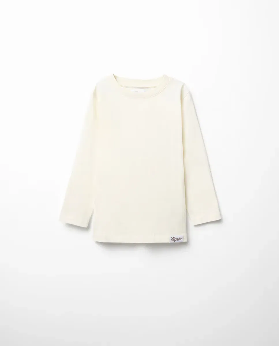 Детская футболка для мальчиков хлопковая Sfera, Blanco Roto