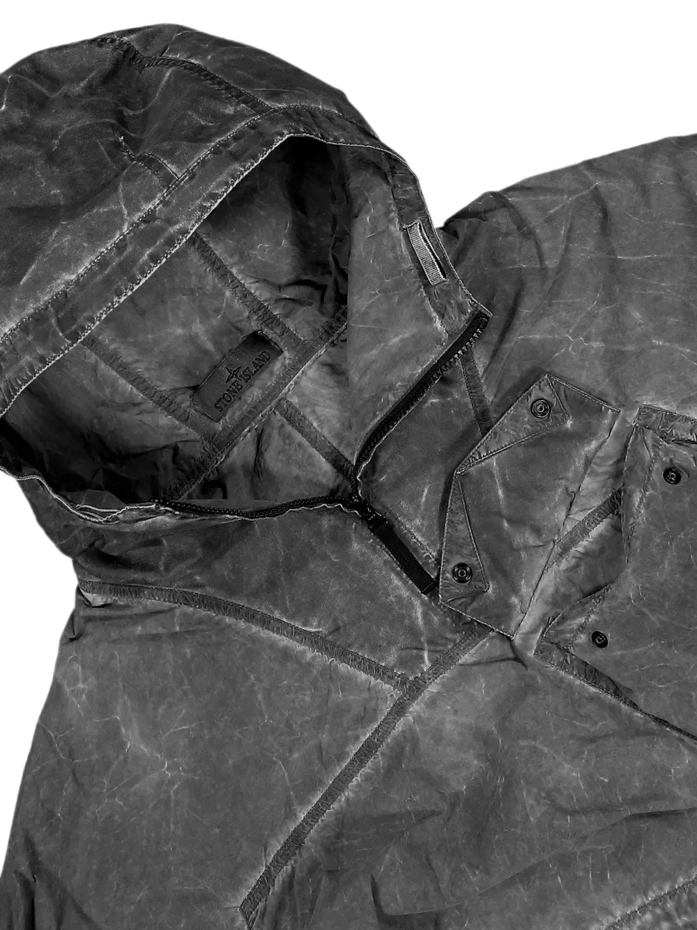 Худи из нейлона Q100035 Stone Island, черный — фото 3
