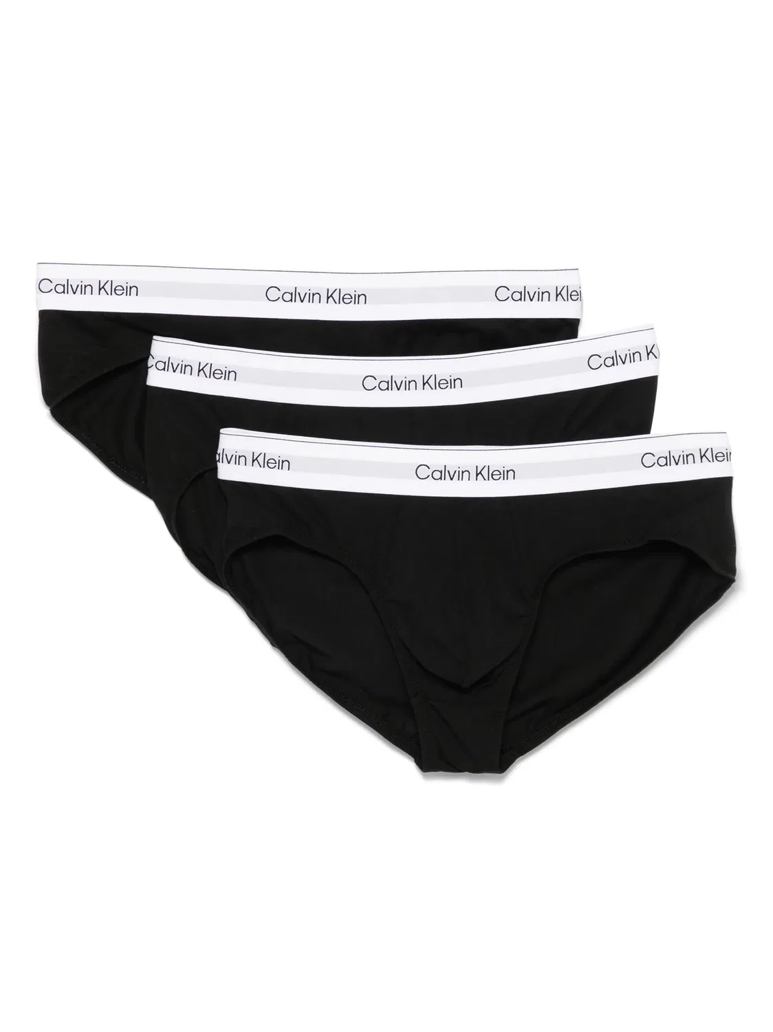 Брифы с логотипом (упаковка из трех) Calvin Klein, черный
