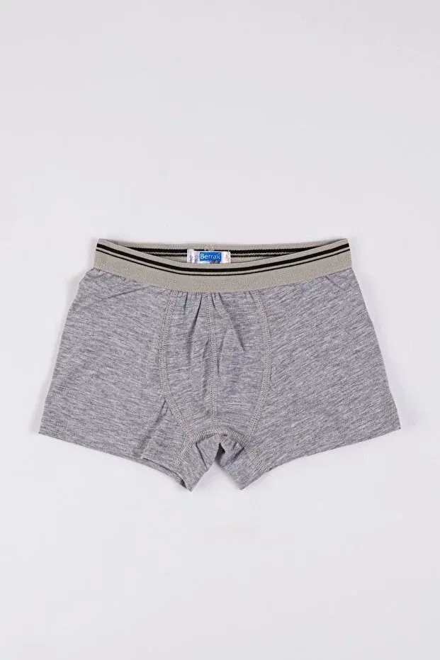 Детский комплект боксеров для мальчиков Berrak 5507, Generic Brands, Gray Melange