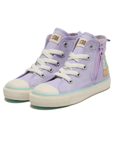 Детские кеды с принтом Converse All Star N Sumikkogurashi Z HI, Lavender