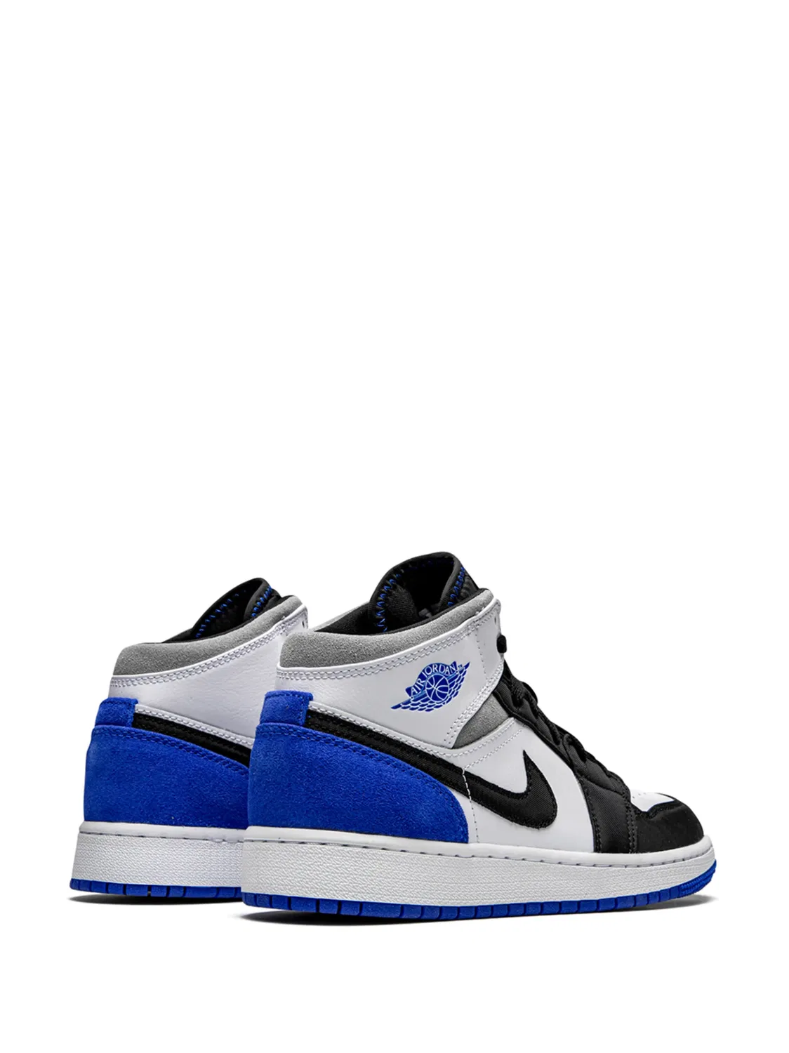 Кроссовки Air Jordan 1 Mid "Royal White" — фото 2