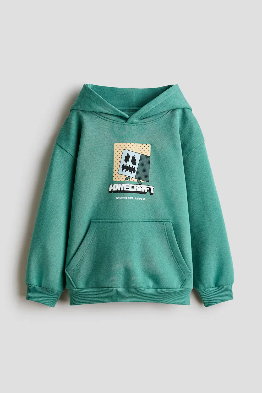 Худи с графическим принтом и мягкой внутренней подкладкой H&M, Grün/Minecraft