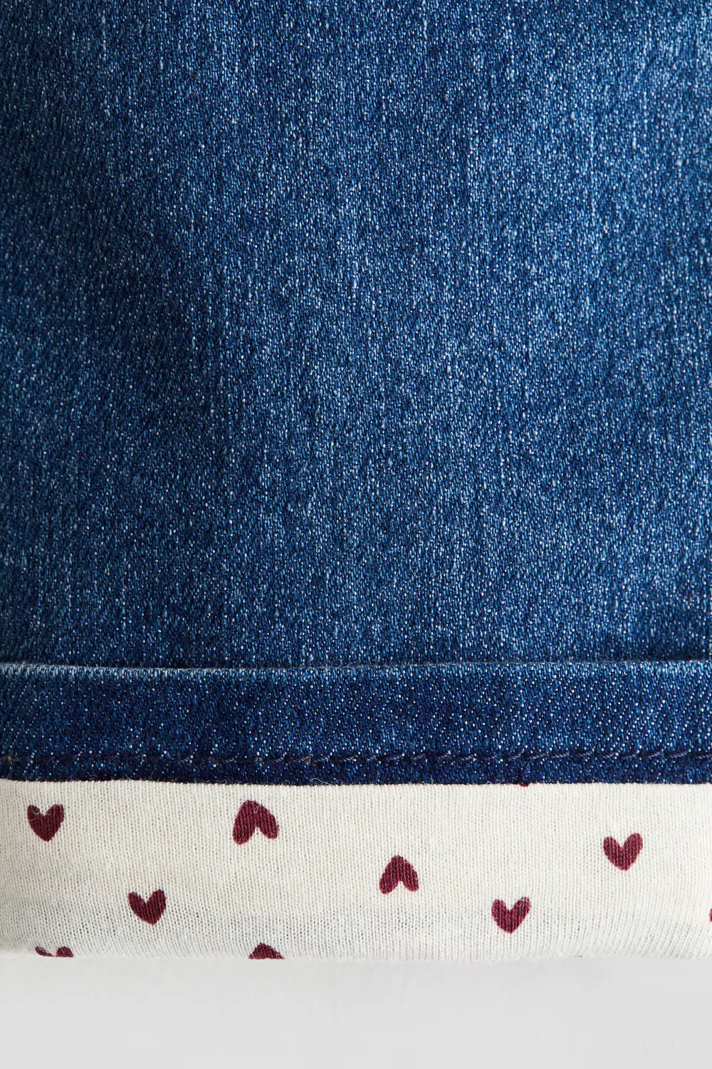 Узкие джинсы на подкладке H&M, Denimblau/Herzen — фото 2