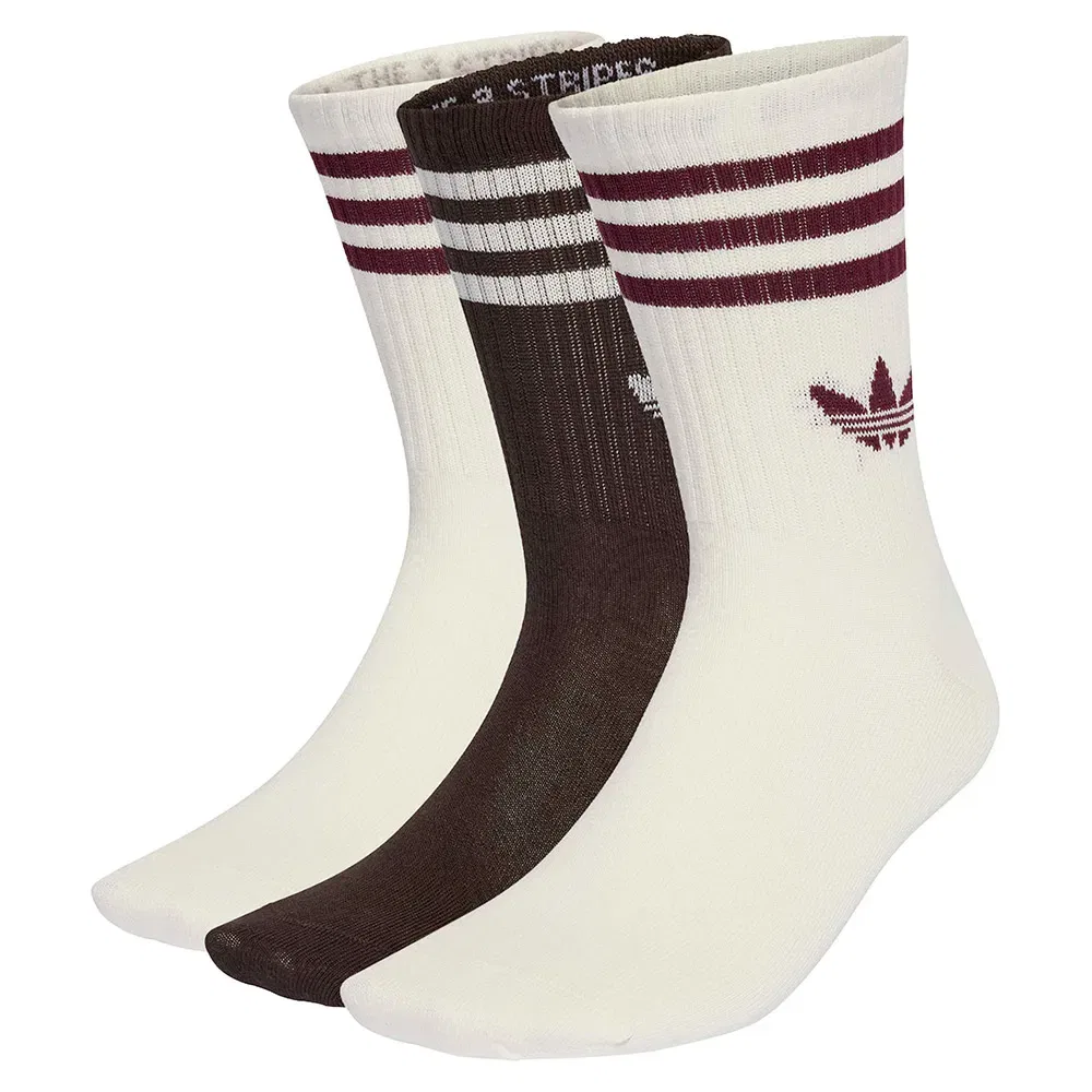 Носки 3 Stripes crew 3 пары Adidas Originals, мультиколор