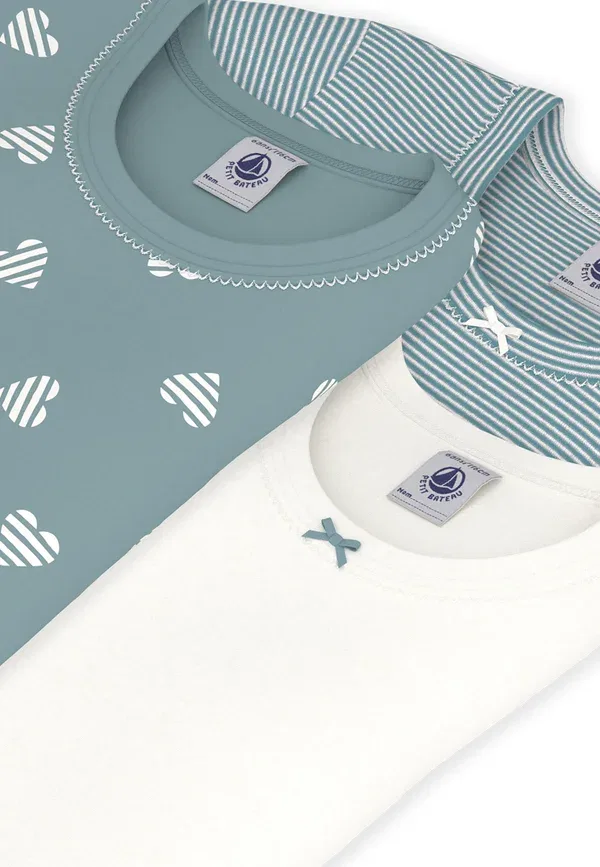 Комплект из 3 маек Petit Bateau, мультиколор — фото 3