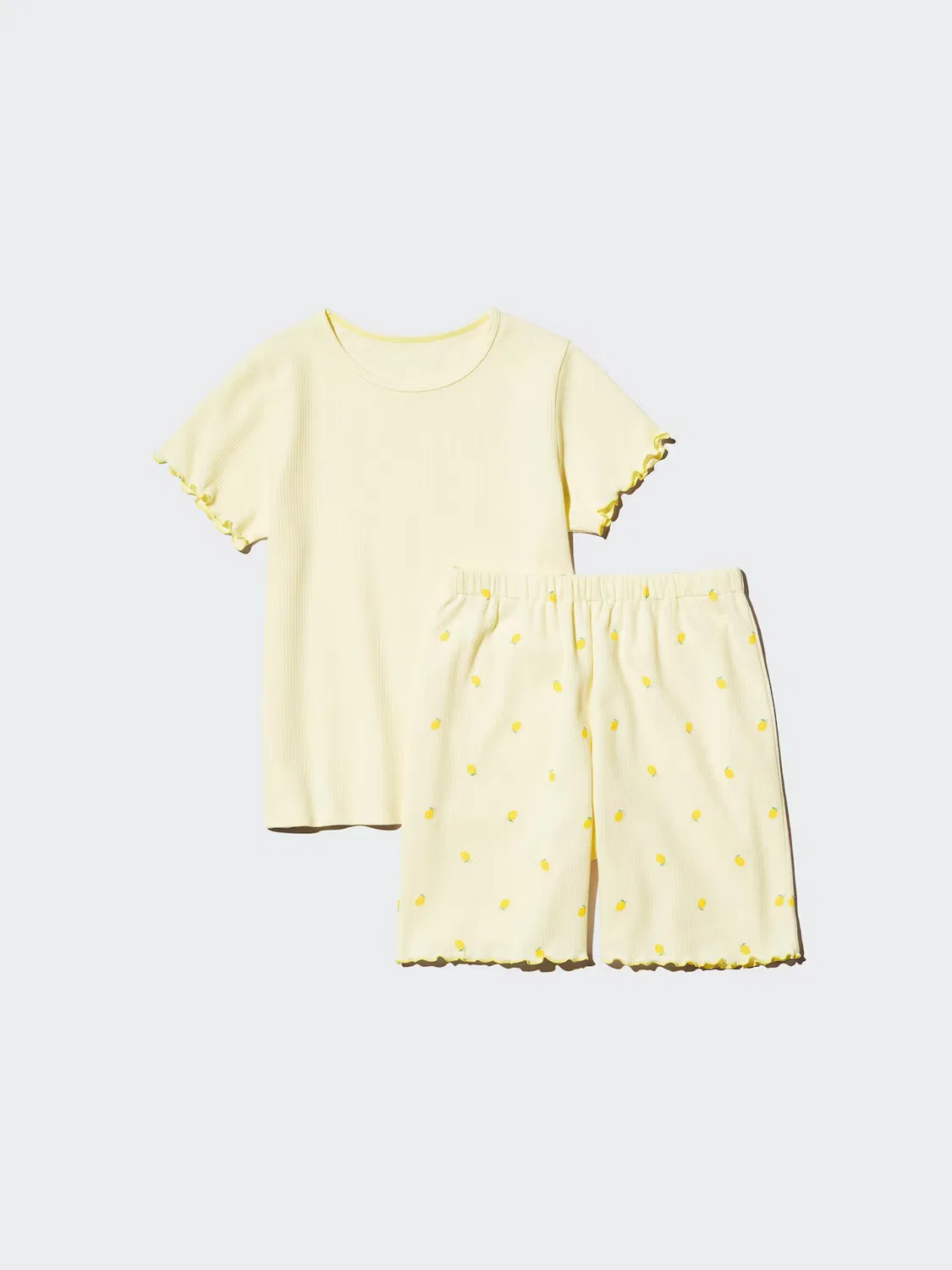 Комплект одежды Airism Uniqlo, девочки, желтый — фото 4