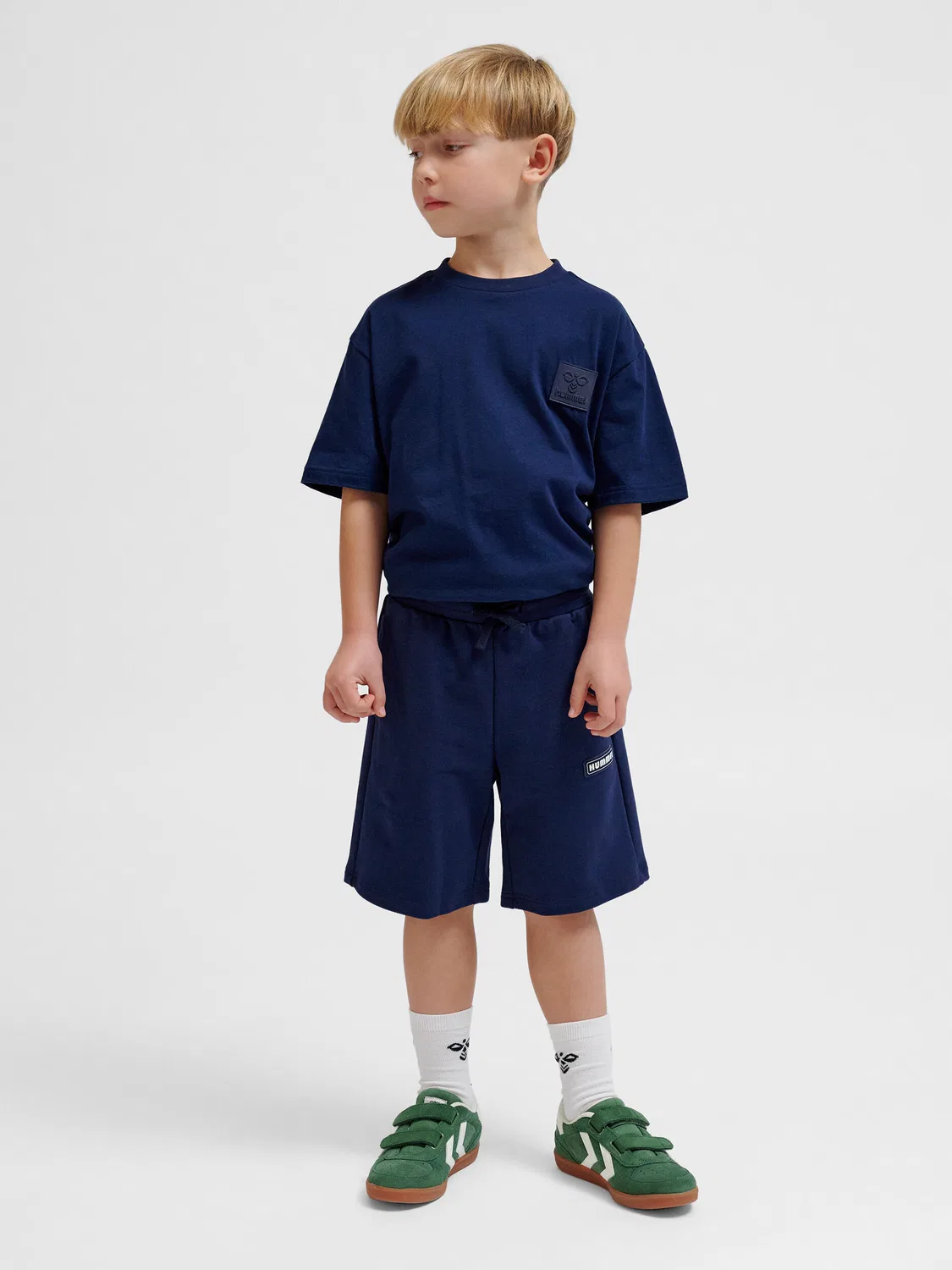 Детские шорты с регулируемой талией Hmlflan Hummel, Dark Blue — фото 3