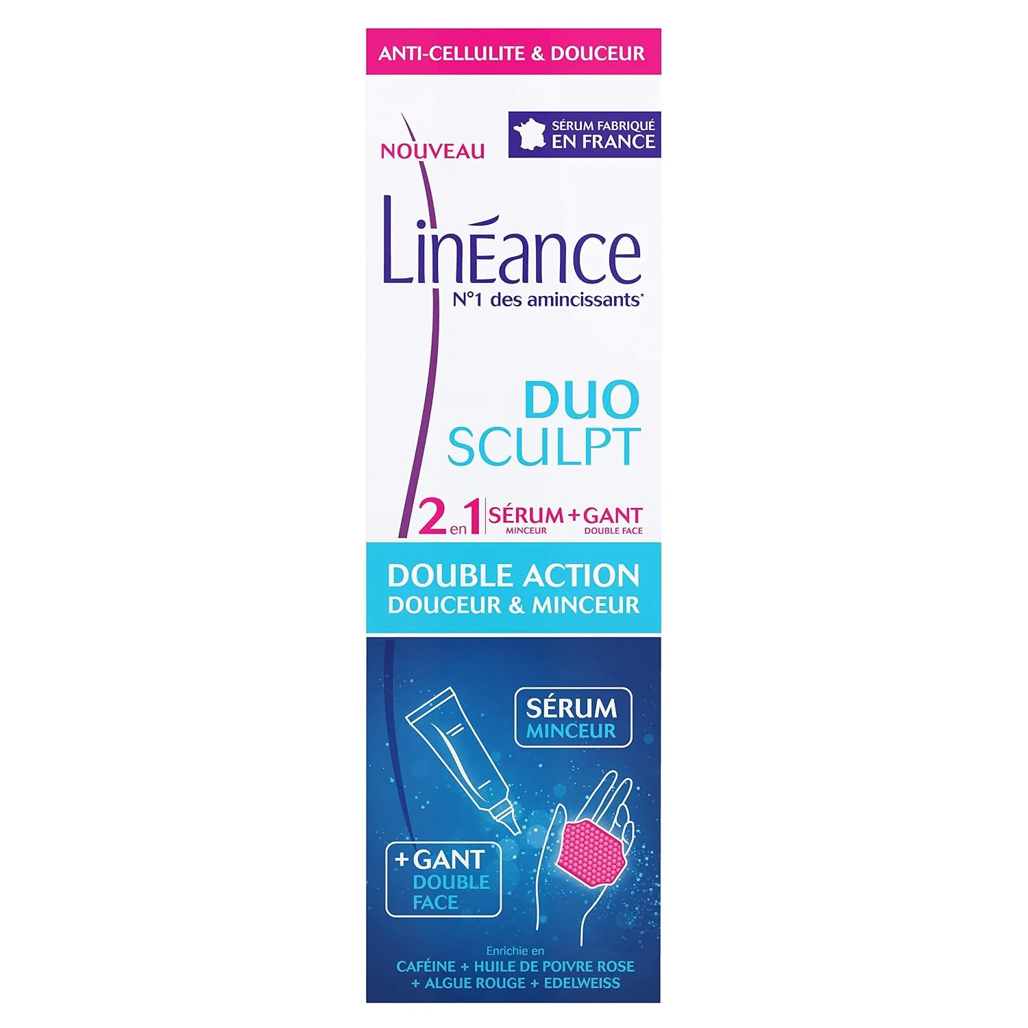Сыворотка для похудения с двусторонней перчаткой Linéance Duo Sculpt 100 мл — фото 2