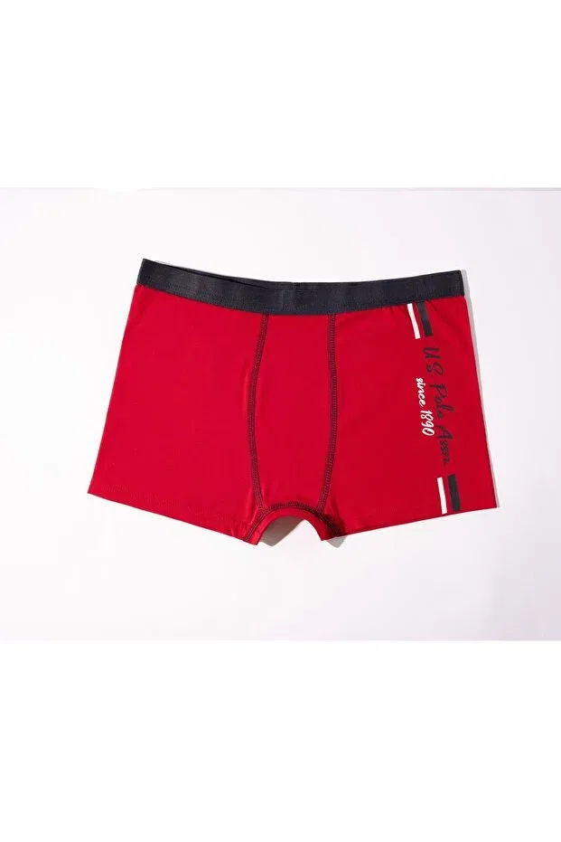 Детские боксеры для мальчиков с принтом U.S. Polo Assn., Red Navy Blue — фото 4
