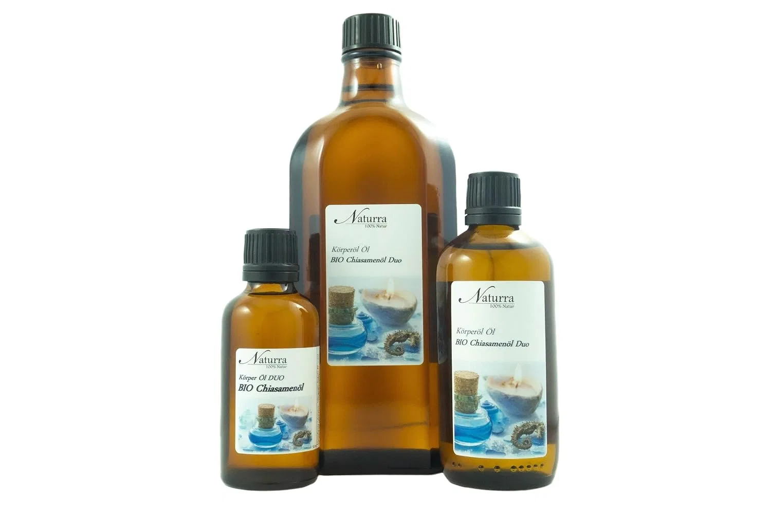 Масло органическое Chia Oil Duo 50 мл с маслом абрикосовых косточек, Naturra — фото 2