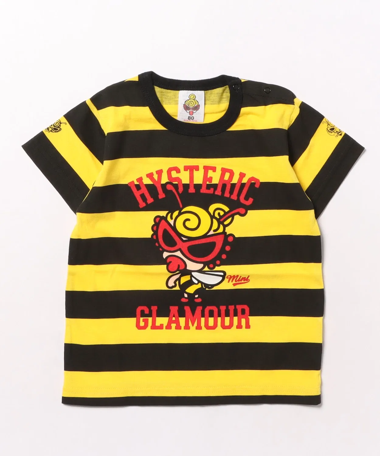 Детская футболка с принтом Little Bee HYSTERIC MINI, Yellow