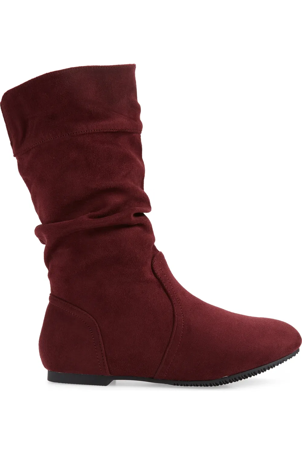 Детские сапоги для верховой езды с заниженным голенищем DREAM PAIRS, Burgundy — фото 3