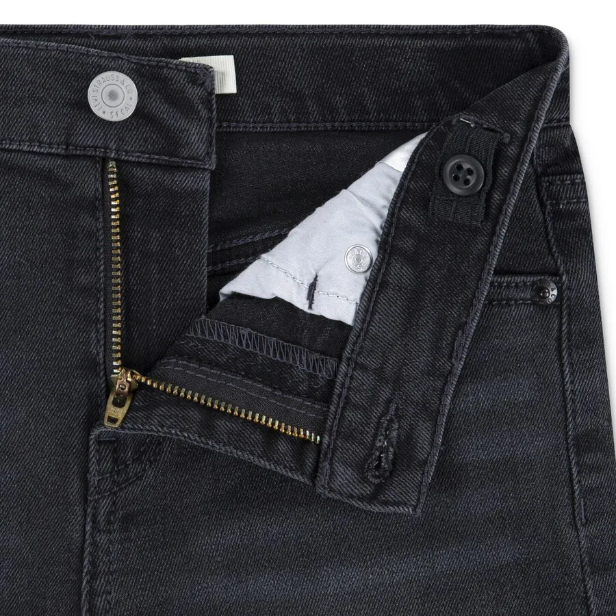 Детские шорты Regular черного цвета Levi'S Kids — фото 3