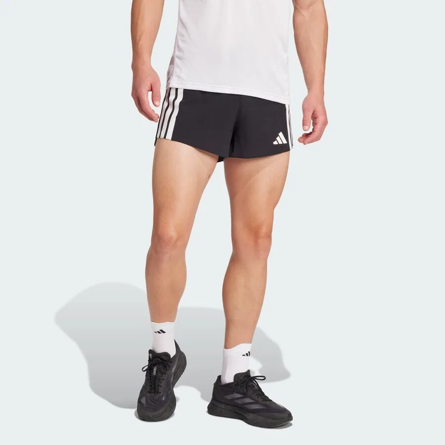 Спортивные шорты ADIDAS PERFORMANCE Slim fit 'Addizero' черного цвета — фото 3