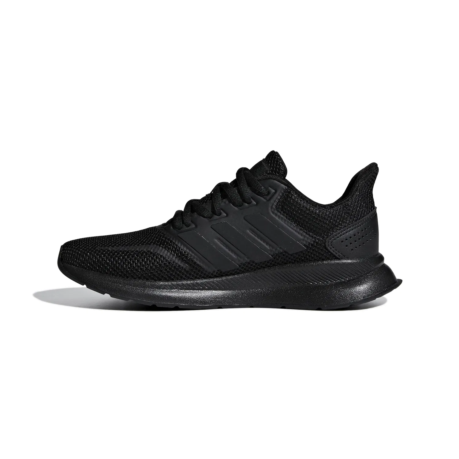 Детские беговые кроссовки для мальчиков с амортизацией Falcon K Adidas, Black Core Black Core Black Core Black Core Black Core Black Core Black Core Black — фото 2