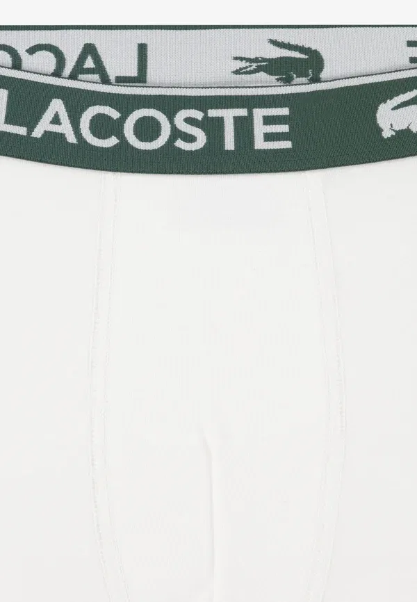 Комплект из 3 боксерских трусов Lacoste, белый — фото 4