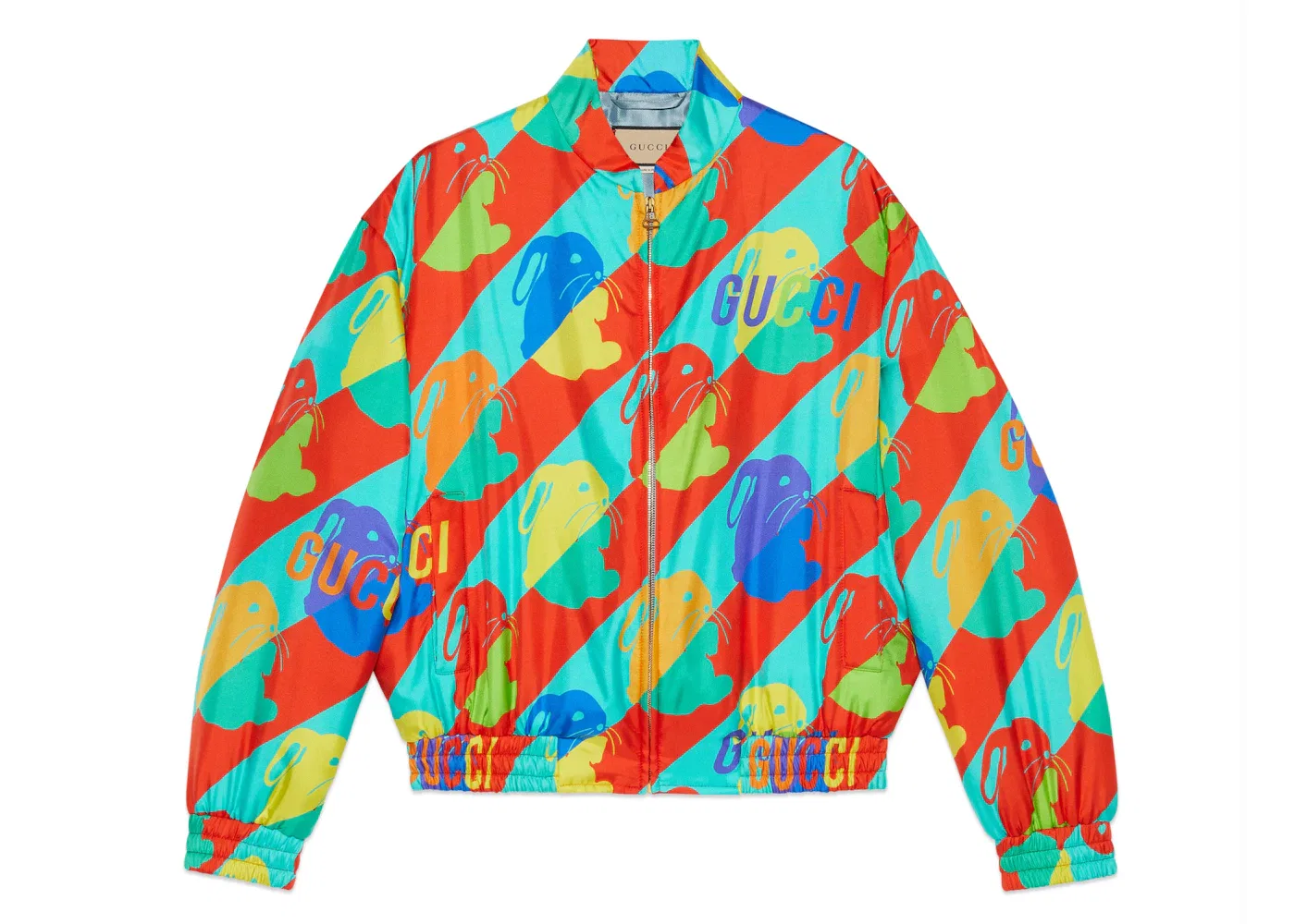 Мужская куртка с принтом Bunny Print Gucci, Multi