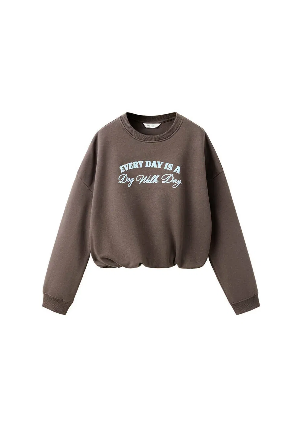 Ребенок - толстовка Mango Kids, Dark Brown — фото 3