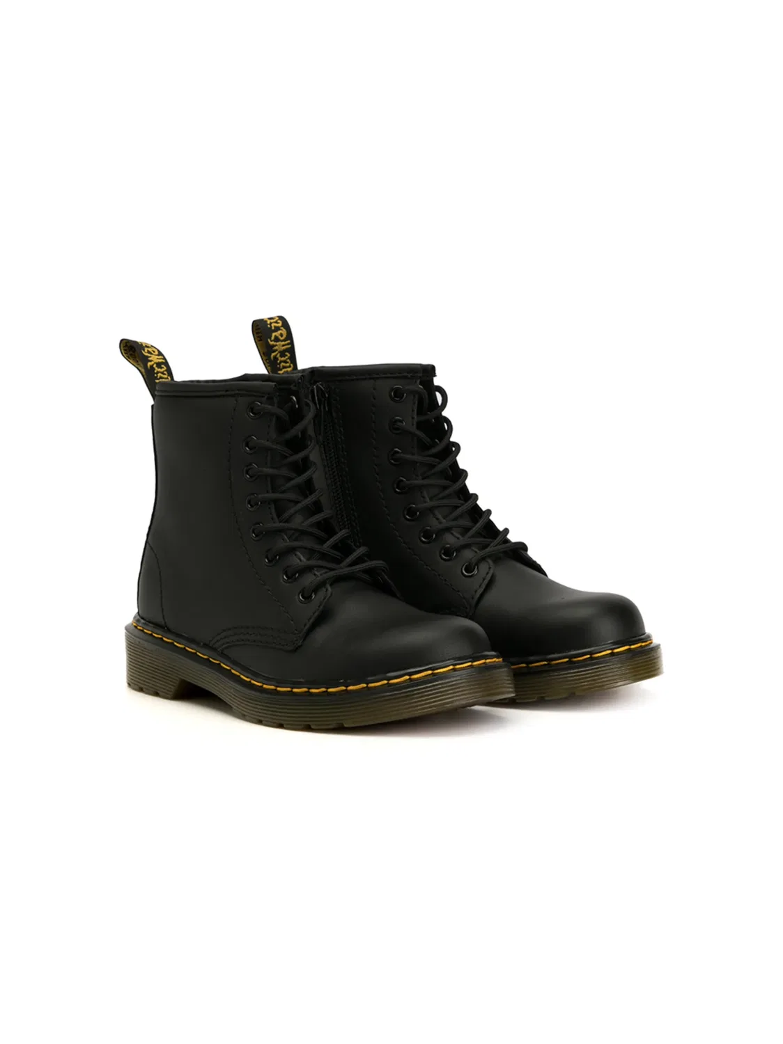 Ботинки Delany из черной кожи Dr. Martens, черный