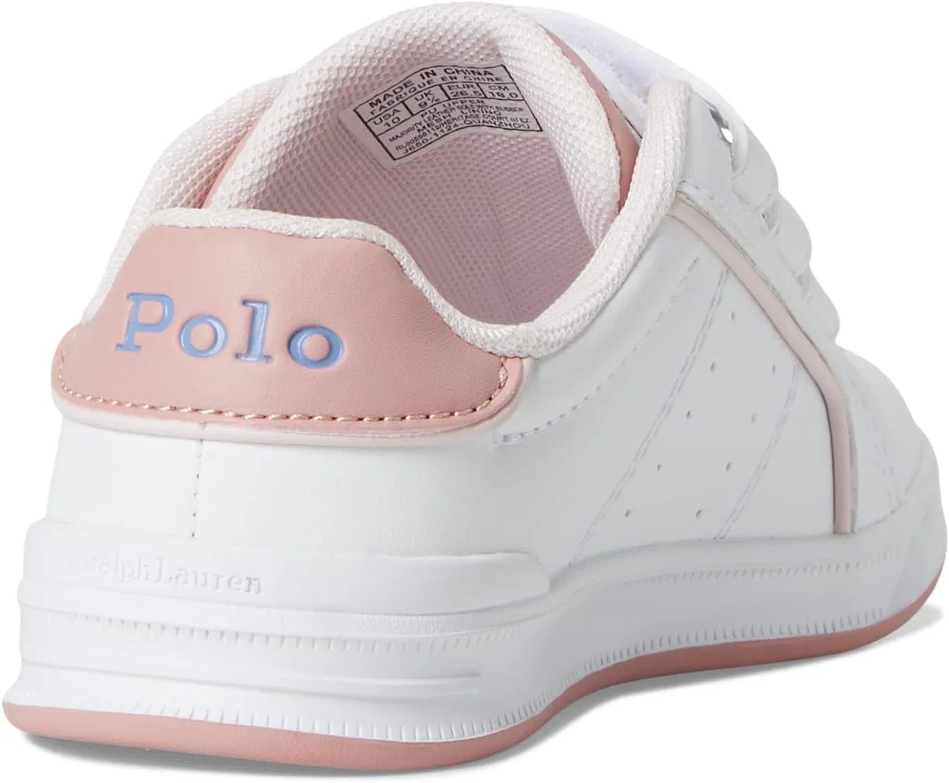 Детские кроссовки для мальчиков Heritage Court III T-Toe EZ, White/Pink — фото 3