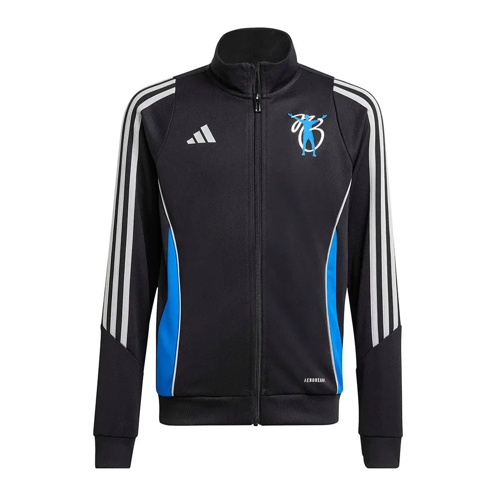 Мужская тренировочная куртка с молнией Jude Bellingham Adidas, Black — фото 3