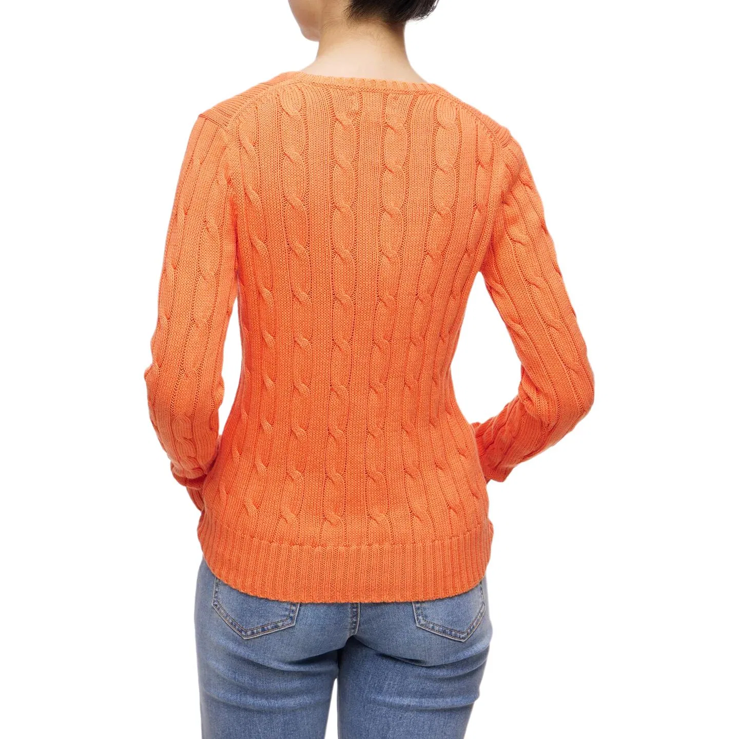 Женский свитер с длинным рукавом Orange Red Polo Ralph Lauren, Orange Red — фото 4