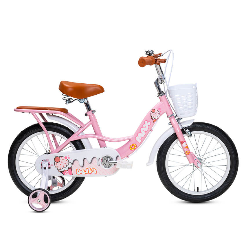 

Велосипед детский MAX BIKE Bella 3 16", розовый/белый